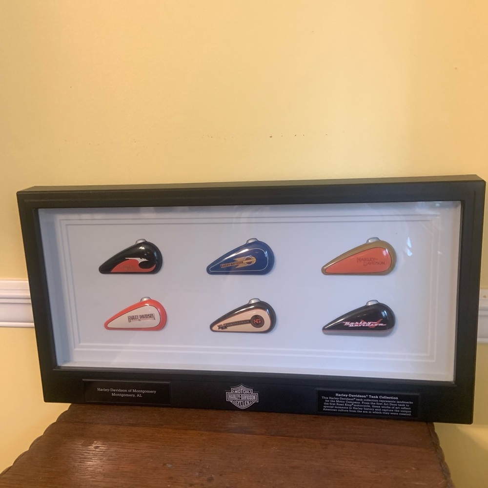 Harley-Davidson Mini Gas Tank Shadow Box Wall Display Montgomery, Alabama